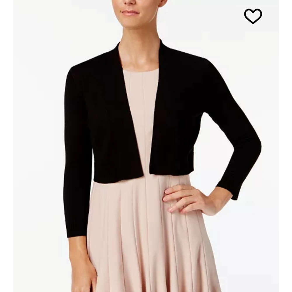 Calvin Klein Elegant Black Cropped jacket